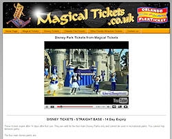 Magical Tickets, Disney and Florida attraction tickets website
